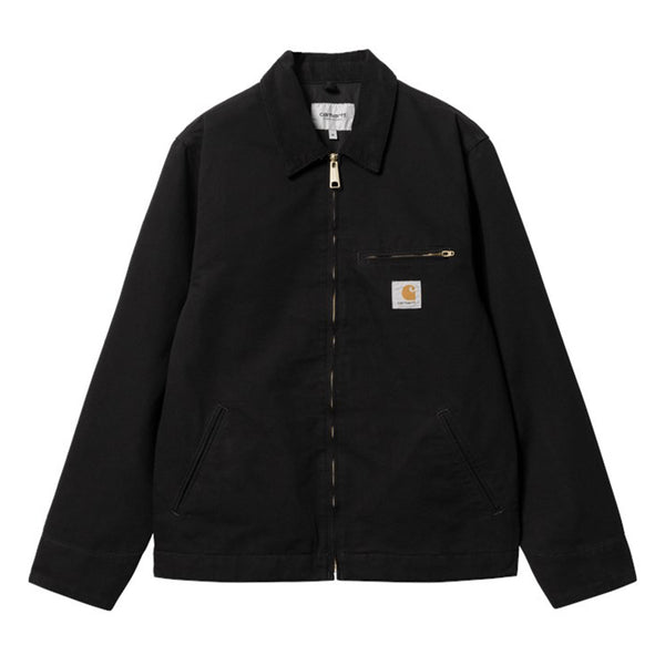 Carhartt Wip Detroit Jacket Black / Black Rinsed - Streetart.fr